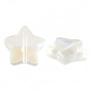 Abalorio de cristal 13mm Estrella - Cristal ab